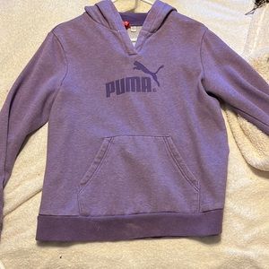 Purple puma sweater